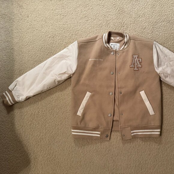 Abercrombie Kids Varsity Jacket Size Size 13/14 - Picture 2 of 3